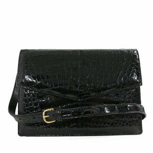 Gucci Clutch Bag Shoulder Strap Black x Red